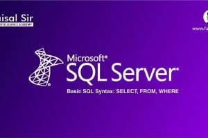 Basic SQL Syntax SELECT FROM WHERE